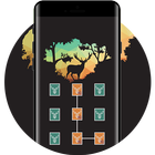 Stamp APP Lock Theme Elk Pin Lock Screen-icoon