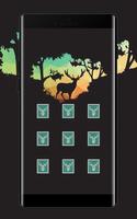 Stamp APP Lock Theme Elk Pin Lock Screen-poster