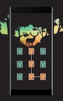 Stamp APP Lock Theme Elk Pin Lock Screen 截圖 1