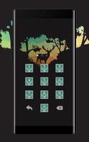 Stamp APP Lock Theme Elk Pin Lock Screen 截圖 2