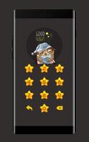 Star APP Lock Theme Owl Pin Lock Screen Screenshot 2