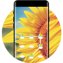 Sunflower APP Lock Theme Flower Pin Lock Screen APK