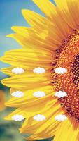 Sunflower APP Lock Theme Flower Pin Lock Screen 截圖 1