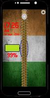 India Flag Lock Screen Zip poster