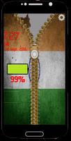 India Flag Lock Screen Zip screenshot 1