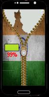 India Flag Lock Screen Zip capture d'écran 2