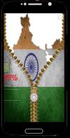 India Flag Lock Screen Zip capture d'écran 3