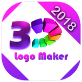 Créateur de logo 3D 2018 icône