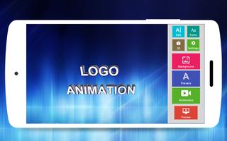 Animator Teks 3D - Pembuat Intro, Animasi Logo poster