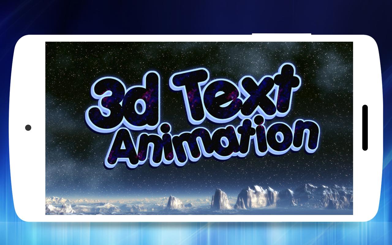  3D  Text  Animator Intro Maker  3D  Logo Animation  for 