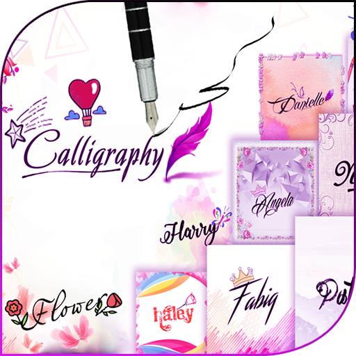 calligraphy pens : caligrafia & logo maker