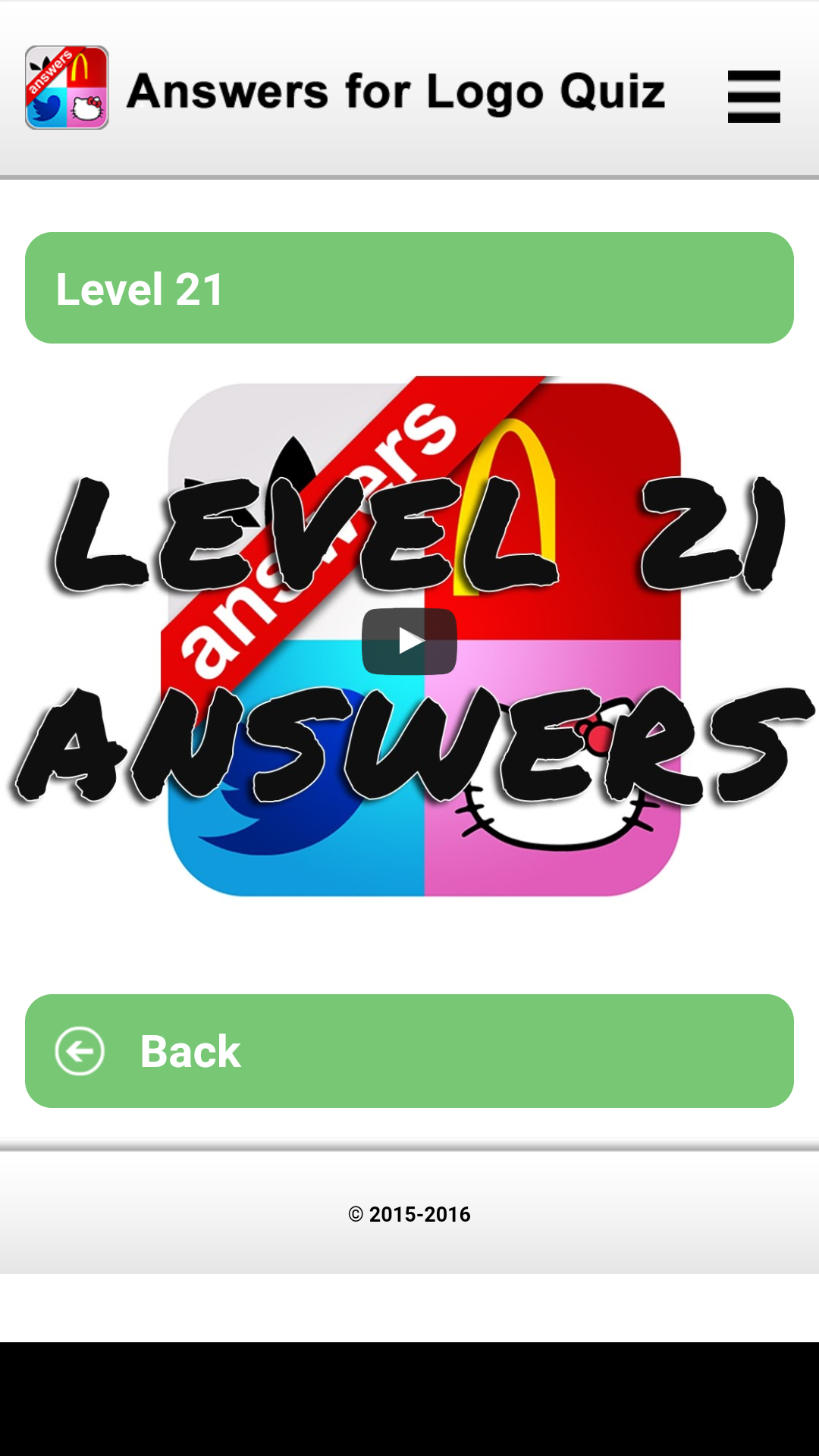 Stage 4  Logo Quiz Full Answers. App by Meeyo for Android