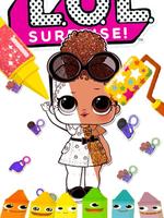 Lol Dolls Coloring Pages পোস্টার