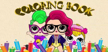 Lol dolls coloring book WOW