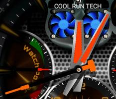 Cool Run Tech Watch Face स्क्रीनशॉट 2