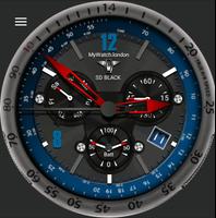 SD BLACK Watch Face Poster