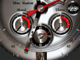 Silver Shadow  Watch Face Affiche