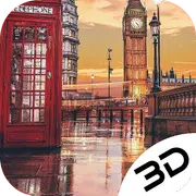 London Street View Big Ben Live 3D Wallpaper