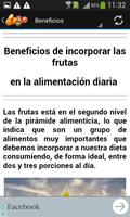 Los beneficios de las frutas تصوير الشاشة 1