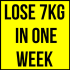 Lose 7 kg in one week icône