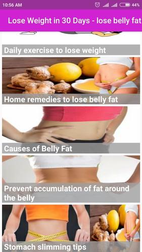Lose Weight In 30 Days Lose Belly Fat Exercise For Android Apk