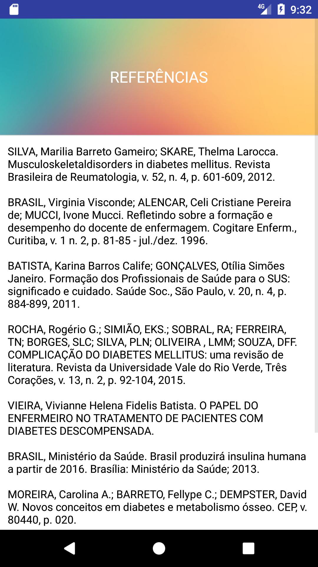 literatura sobre diabetes