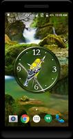 American Goldfinch Clock LWP poster