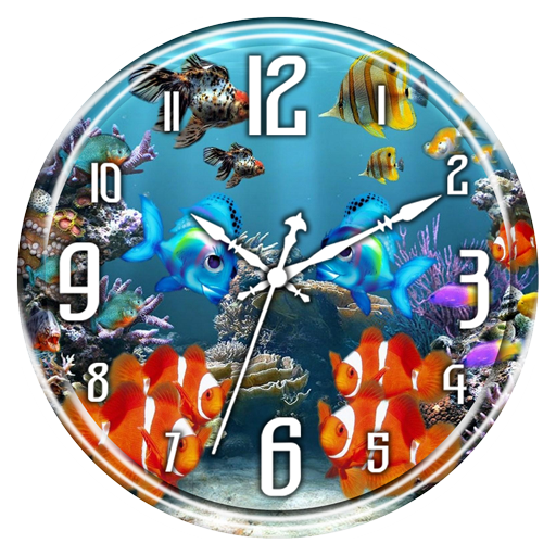 Aquarium Clock Live Wallpaper