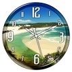 Beach Clock Live Wallpaper