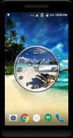 Beach Clock Live Wallpaper poster