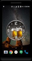 Beer Clock Live Wallpaper capture d'écran 1