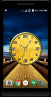Gold Clock Live Wallpaper poster