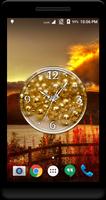 Gold Clock Live Wallpaper screenshot 1