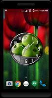 Green Apple Clock Live WP ảnh chụp màn hình 3