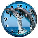 Dolphin Clock Live Wallpaper APK