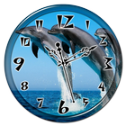 Dolphin Clock Live Wallpaper icon