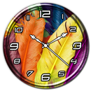 Feathers Clock Live Wallpaper APK