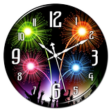 Firework Clock Live Wallpaper biểu tượng