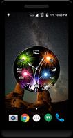 Firework Clock Live Wallpaper پوسٹر