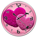 Fluffy Hearts Clock Live WP APK