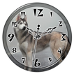 Husky Clock Live Wallpaper