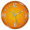 Orange Clock Live Wallpaper APK
