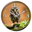 Owl Clock Live Wallpaper