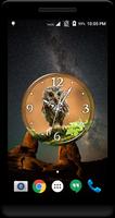 Owl Clock Live Wallpaper Affiche