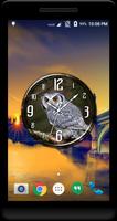 Owl Clock Live Wallpaper Ekran Görüntüsü 3