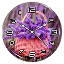 Lavender Clock Live Wallpaper APK