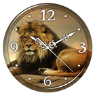 Lions Clock Live Wallpaper icon