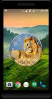 Lions Clock Live Wallpaper poster