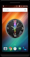 Neon Clock Live Wallpaper poster
