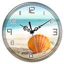 Sea Shell Clock Live Wallpaper APK